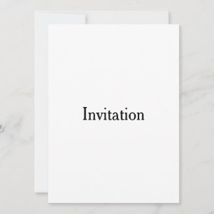 Invitación Crea tu propia promoción de marca simple 5.5" x 7.