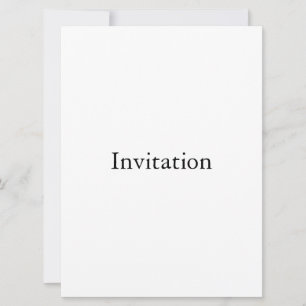 Invitación Crea tu propia promoción de marca simple 6.5"x8.75