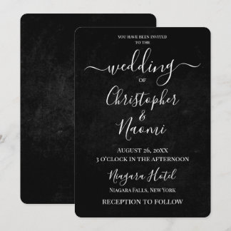 Invitación Crea tu propia textura negra