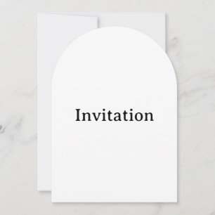 Invitación Crea tu propio arco personalizado simple 5" x 7"