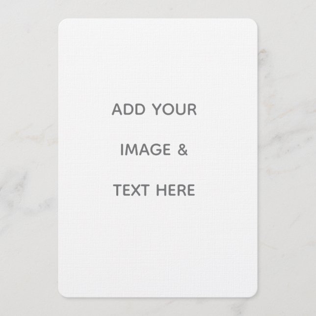 Invitación Crea tu propio blanco  (Anverso)