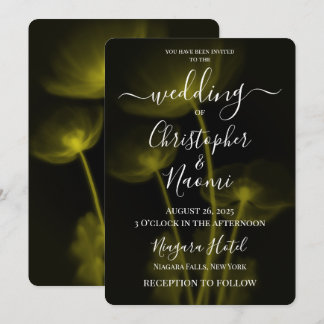 Invitación Crea tu propio Boda - 3 Flores de rayos X