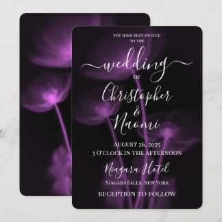 Invitación Crea tu propio Boda - 3 Flores de rayos X