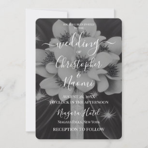 Invitación Crea tu propio Bouquet de novias retro de flores d