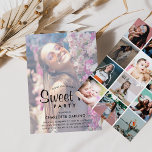 Invitación Crea tu propio Collage de fotos dulce 16 cumpleaño<br><div class="desc">A los adolescentes les encantará este singular collage de fotos de la "Invitación de fiesta de cumpleaños Sweet 16". El diseño presenta una foto principal con un overlay en la parte delantera de la invitación con la opción de ser creativo en el reverso subiendo 12 fotos más usando un moderno...</div>