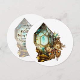 Invitación Crea tu propio cristal de mariposa Steampunk