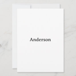 Invitación Crea tu propio cuadrado 5.5" x 7.5"