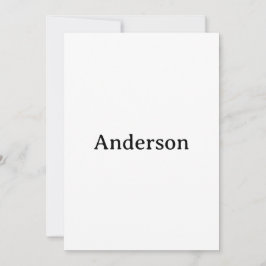 Invitación Crea tu propio cuadrado 5" x 7" 
