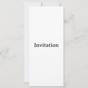 Invitación Crea tu propio cuadrado de 4" x 9,25"