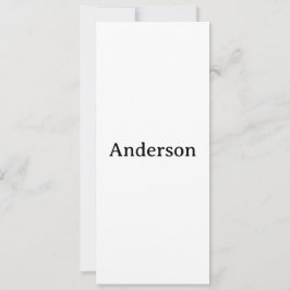 Invitación Crea tu propio cuadrado de 4" x 9,25"
