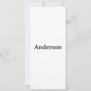 Invitación Crea tu propio cuadrado de 4" x 9,25"