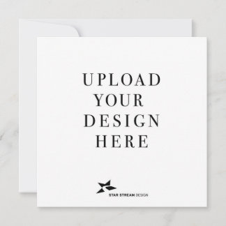 Invitación Crea tu propio cuadrado de diseño