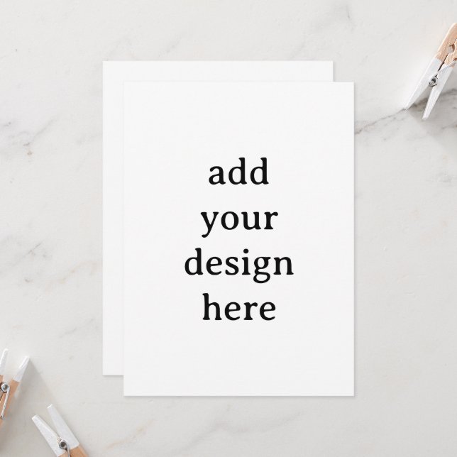 Invitación Crea tu propio cuadrado personalizado simple de 5. (Anverso/Reverso In Situ)