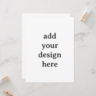Invitación Crea tu propio cuadrado personalizado simple de 6,