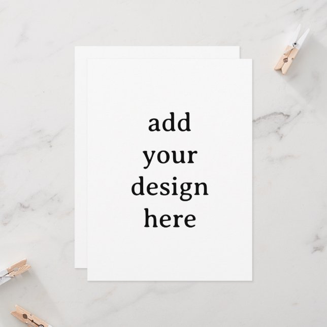 Invitación Crea tu propio cuadrado personalizado simple de 6, (Anverso/Reverso In Situ)