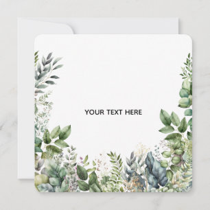Invitación Crea tu propio diseño botánico