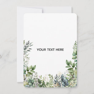 Invitación Crea tu propio diseño botánico