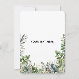 Invitación Crea tu propio diseño botánico