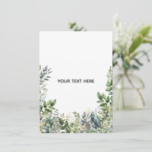 Invitación Crea tu propio diseño botánico