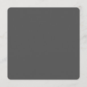 Invitación Crea tu propio diseño personalizado gris oscuro