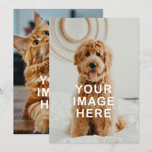 Invitación Crea tu propio diseño simple de 2 imágenes