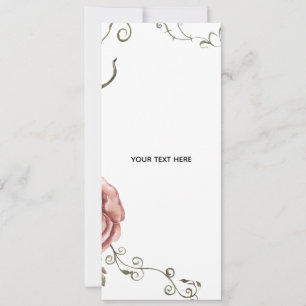 Invitación Crea tu propio floral