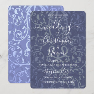 Invitación Crea Tu Propio Patrón Vintage de Boda