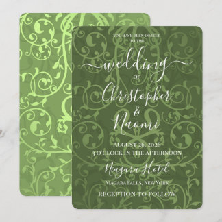Invitación Crea Tu Propio Patrón Vintage de Boda