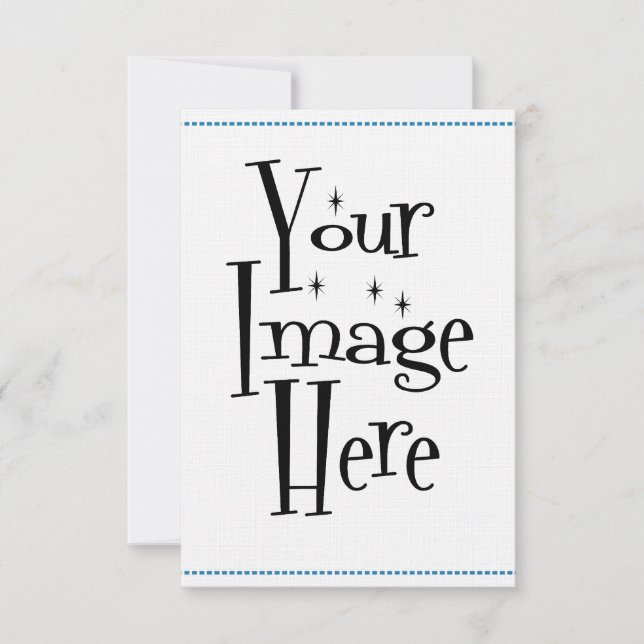 INVITACIÓN CREA TU PROPIO - PERSONALIZA EN BLANCO (Anverso)