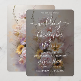 Invitación Crea Tu Propio Ramo Rústico de Boda