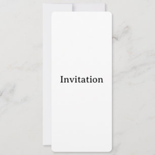 Invitación Crea tu propio redondeado de 4" x 9,25"