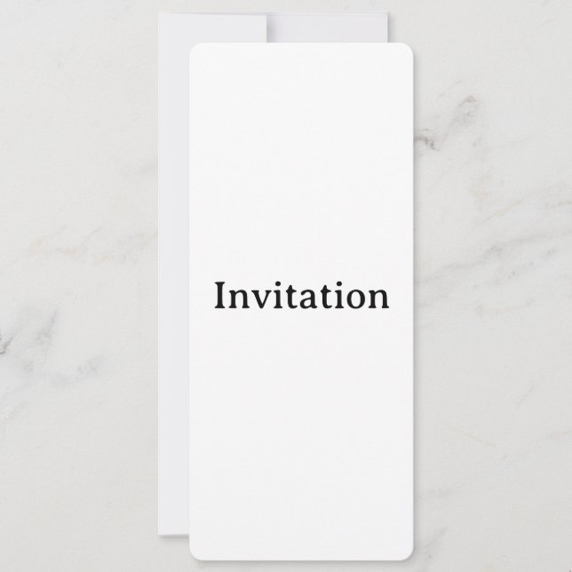 Invitación Crea tu propio simple personalizado redondeado 4"  (Anverso)