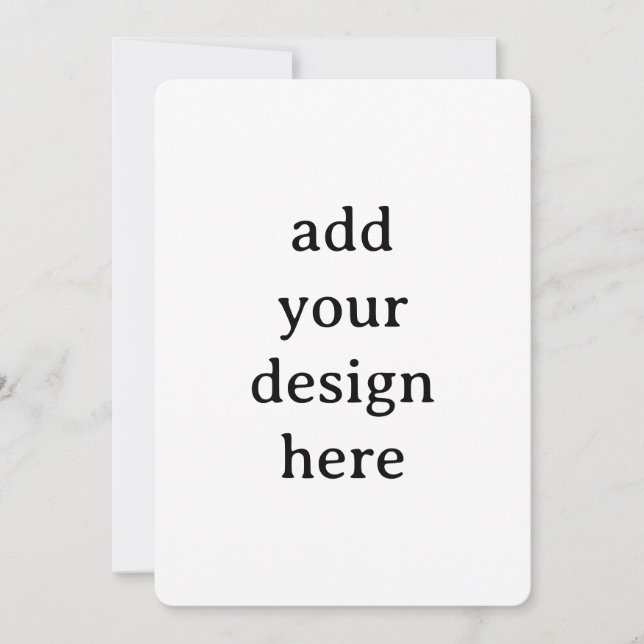 Invitación Crea tu propio simple personalizado redondeado 5"  (Anverso)