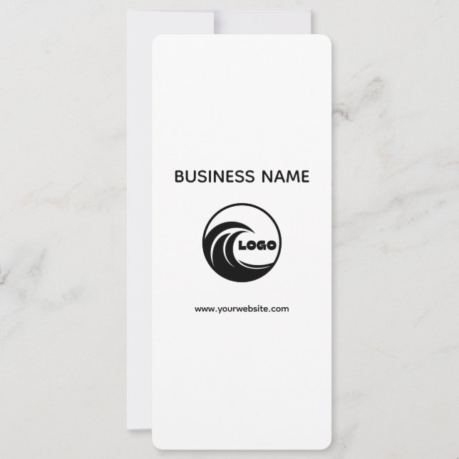 Invitación Crea tu propio simple profesional: 4" x 9.25" (Anverso)