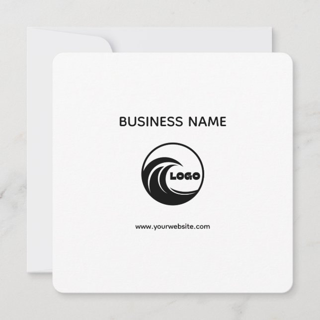 Invitación Crea tu propio simple profesional 5.25" x 5.25" (Anverso)