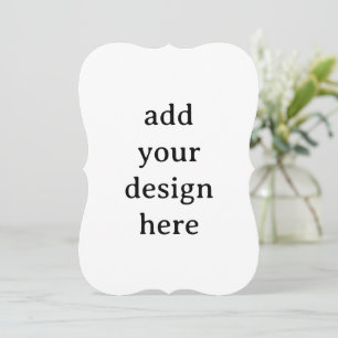 Invitación Crea tu propio soporte personalizado simple 5" x 7