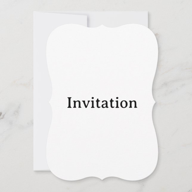Invitación Crea tu propio soporte personalizado simple 5" x 7 (Anverso)