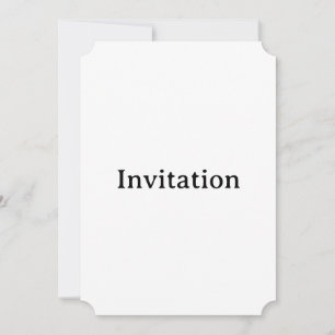 Invitación Crea tu propio ticket personalizado simple 5" x 7"