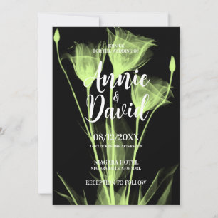 Invitación Crea tu propio trío de flores de rayos X para boda