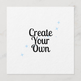 Invitación Crea tus Propias