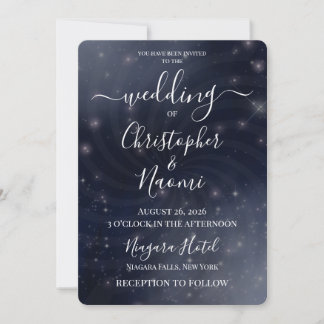 Invitación Crea tus propias estrellas en espiral para tu boda