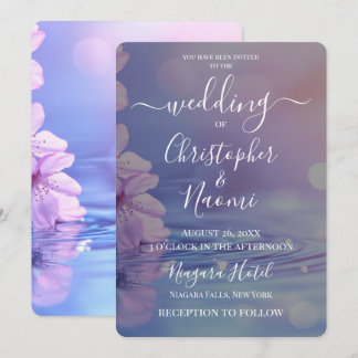 Invitación Crea tus Propias Flores y Boda de Agua