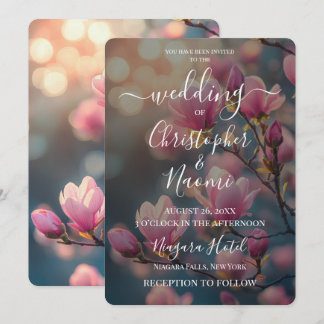 Invitación Crea tus Propias Flores y Luces Rosas