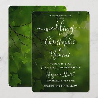 Invitación Crea tus Propias Hojas Verdes