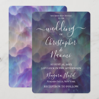 Invitación Crea tus propias nubes cósmicas púrpuras