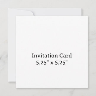 Invitación crea tus propios 5,25" x 5,25" al cuadrado