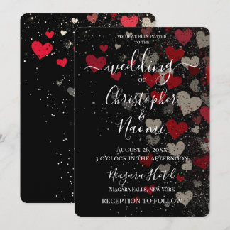 Invitación Crea tus Propios Corazones Retro