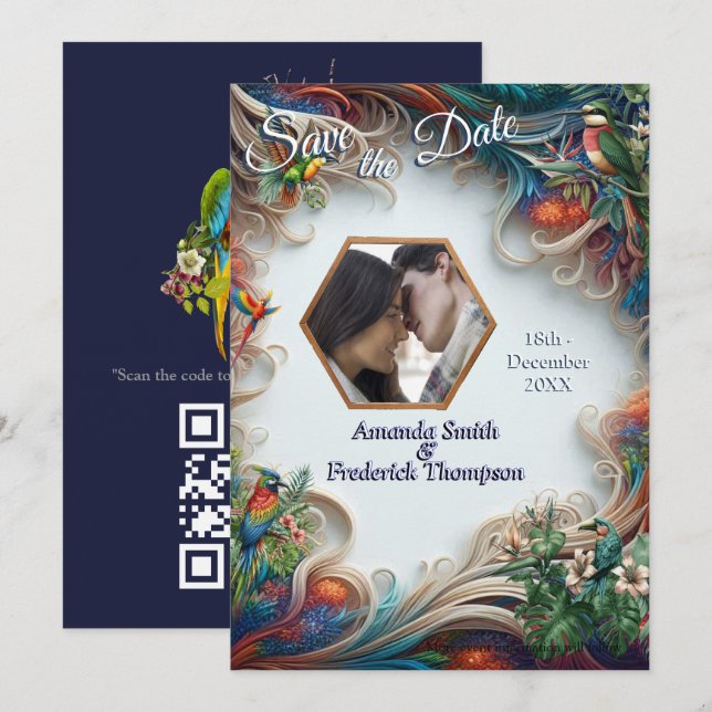 Invitación Creaciones Mágicas de Fantasía Encantada (Anverso / Reverso)
