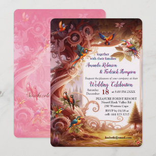 Invitación Creaciones Mágicas de Fantasía Encantada