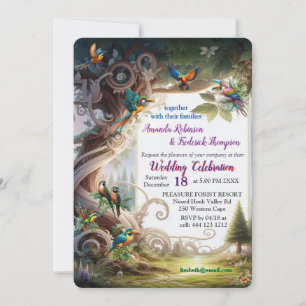 Invitación Creaciones Mágicas de Fantasía Encantada